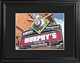 Texas Rangers Personalized Pub Sign with Frame