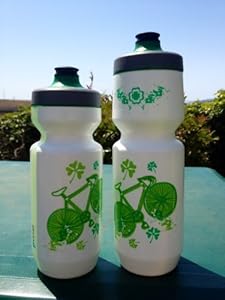 Bicycle Waterbottle 100% BPA Free: Made in the USA using Purist technology: 26oz size with cool celtic design motif. Award winning bike waterbottle -Suitable for kids & adults. Made in the USA. Fully FDA approved with Lifetime Taste guarantee - MoFlo Leakproof cap. Fully dishwasher & icebox safe