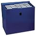 Wilson Jones ColorLife Insertable Tab Expanding File with Flap and Gripper Velcro Closure, 17 Inch Expansion, 21 Pockets, 10 x 12 Inches, Dark Blue (W23280)