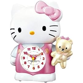 HELLO KITTY (ハローキティ) 目覚し時計 ハローキティ R503 4RE503-Y13