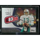 2006 Topps Dan Marino Miami Dolphins Class of 1983 NFL 8306 Limited Edition Football Card - Mint Condition- Shipped In Protective ScrewDown Display Case!
