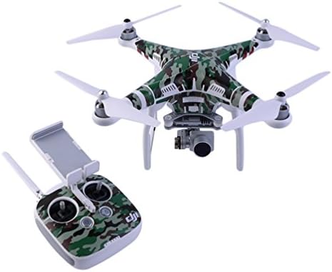 Delin Digital Forest Camouflage High-quality Decal Wrap Skin Waterproof PVC Sticker for DJI Phantom 3