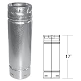 Buy 3'' x 12'' PelletVent Galvalume Pellet Stove Chimney Pipe - 33012 by PelletVent