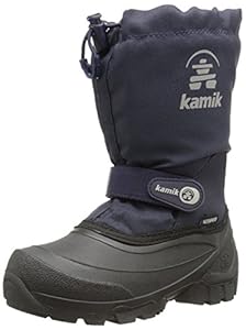 Kamik Snoday Insulated Winter Boot (Toddler/Little Kid/Big Kid), Dark Navy, 1 M US Little Kid