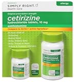 Simply Right Formerly Known As Members Mark Cetirizine Allergy Tablets, 400 Count
