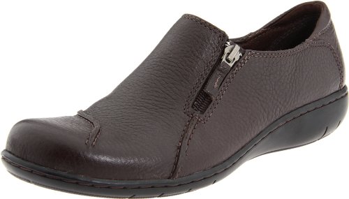 Clarks Women's Maggilyn Slip-On,Brown Tumbled,6.5 M US