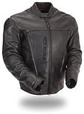 First Manufacturing Black X-Large Men’s 2-in-1 Rain Scooter Jacket