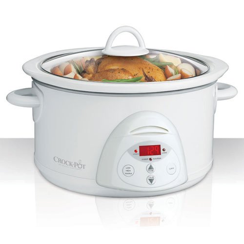 Crockpot, 5QT Round Countdown White