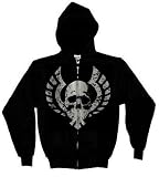GOD FORBID - Skull - Black Zip Up Hoodie