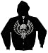 GOD FORBID - Skull - Black Zip Up Hoodie