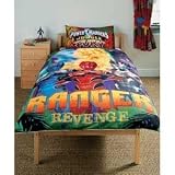 Kids/Childrens Power Rangers Jungle Fury Bedding Duvet/Quilt Cover Set