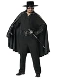 Mens Plus Size Bandit Bandido Costume Superhero Theatre Costumes