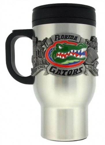 Florida Gators Stainless Steel & Pewter Travel Mug
