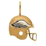 Philadelphia Eagles Helmet Pendant, 14 Karat Gold