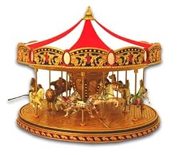 Gold Label Charming World's Fair Animated Carousel from Mr. Christmas