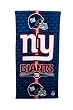 New York Giants Fiber Reactive Pool/Beach/Bath Towel (Team Color)
