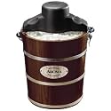 Aroma AIC-224W 4-Quart Wood-Barrel Ice-Cream Maker, Walnut