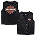 Harley-Davidson Little Boys' Bar & Shield PU Pleather Biker Vest 0276072 (6/7)