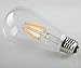 Eurus Home 6W Dimmable Edison Style Vintage LED Filament Bulb,E26 ST64 Base Lamp,2700K Warm Color 600LM,60W Incandescent Bulb Equivalent