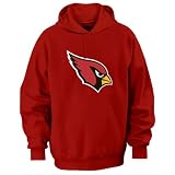 Arizona Cardinals Red Tek Patch Hooded Sweatshirt
