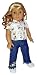 White Horse Blouse and Jeans. Fits 18