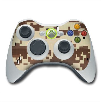 Digital Desert Camo Design Skin Decal Sticker for the Xbox 360 Controller