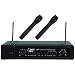 PYLE PRO PDWM2600 DUAL UHF WIRELESS MICROPHONE SYSTEM