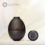 Sha Essential Oil Ultrasonic Aroma Diffuser with Ionizer (Small, Black) + Free Shipping