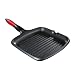 Russell Hobbs Cast Aluminium Griddle Pan with Removable Handle, Red, 27 cm