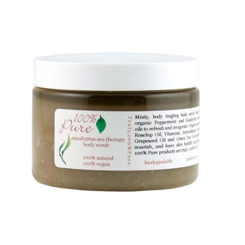100% Pure Organic Eucalyptus Sea Therapy Body Scrub