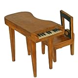 Handmade Piano Design Kids Table & Chair Set
