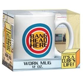 Bang Head Here Mug 33 842 by Boston Warehouse