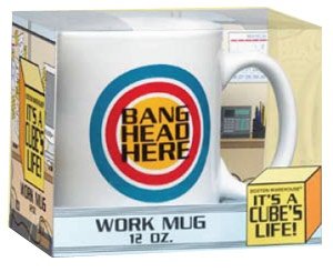 Bang Head Here Mug 33 842 by Boston Warehouse