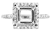 Diamond Platinum Engagement Ring Setting