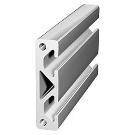 80 25 SERIES 25-5013 50mm X 13mm T-SLOTTED EXTRUSION x 1220mm