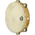Latin Percussion CP380 10 Tambourine With Head Double Row