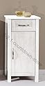 BADSCHRANK Beistellschrank Unterschrank, Venezia, weiß gekälkt