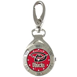 Arizona Diamondbacks Grandstand Series Clip-On Watch - MLB Baseball Fan Shop Sports Team Merchandise