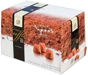 Donckels Cocoa Dusted Belgian Chocolate Truffles (16 oz. per box, 3 pk.)