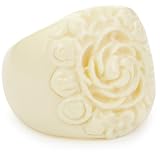 Lucky Brand Take Ivy Resin Cream Carved Flower