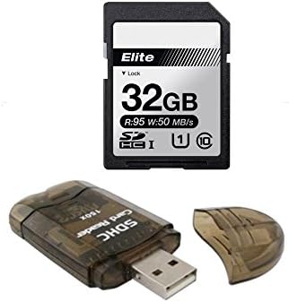 Canon Powershot Elph 115iS Mega Memory Package - 1x 32GB Ultra High Speed Error Free SDHC Meomory Card + 1x High Speed All in 1 USB Card Reader