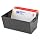 STEELMASTER Steel Posting Tub, Legal Size, 15.13 x 7 x 11.38 Inches, Black (2062TBK)