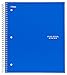 Five Star Spiral Notebooks, 1 Subject, Wide Ruled Paper, 100 Sheets, 10-1/2