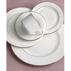 Lenox Herald Square White Pasta Bowl Rim Soup by Lenox