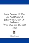 Some Account Of The Life And Death Of John Wilmot, Earl Of Rochester: Who Died July 26, 1680 (1812)