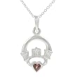 Sterling Silver Claddagh Necklace