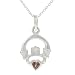 Sterling Silver Claddagh Necklace