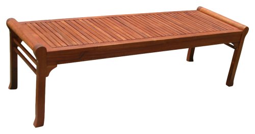 VIFAH V437 Outdoor FSC Wood Backless Bench