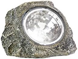 (4 Pack) Solar Rock Outdoor Garden Accent Pathway Deck Patio LED Spot Light