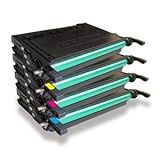 Remanufactured Samsung CLP-600 CLP-650 Toner Cartridges Combo - 4pk